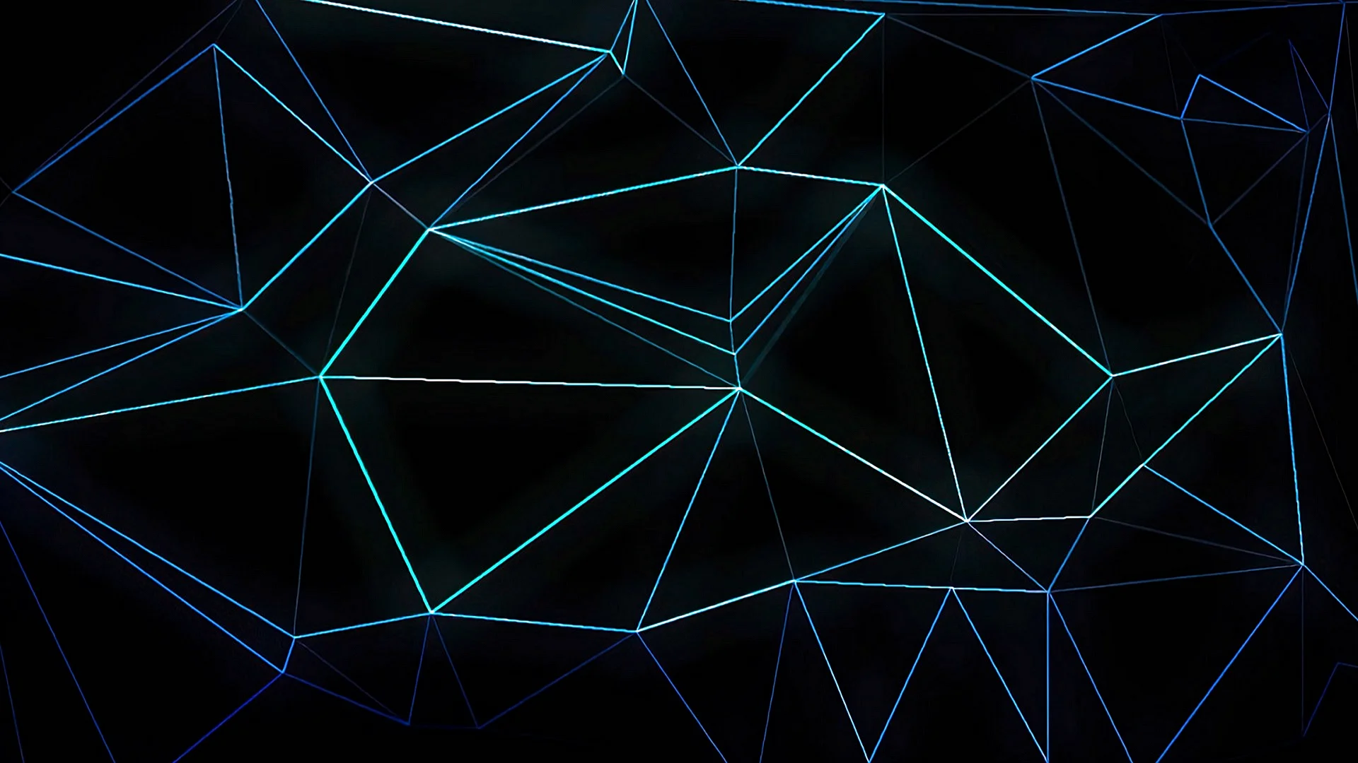 Geometric Neon Wallpaper