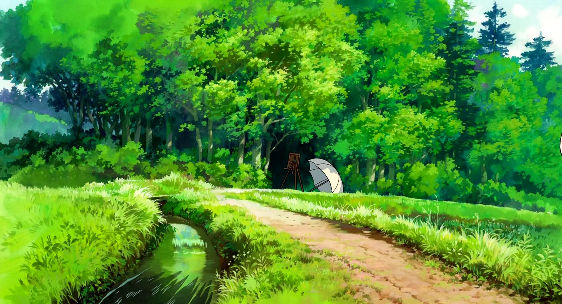 Ghibli Forest Wallpaper