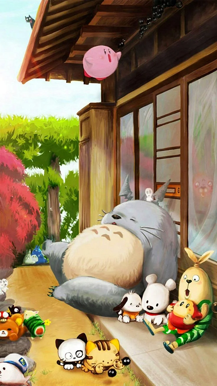 Ghibli Totoro HD Wallpaper For iPhone