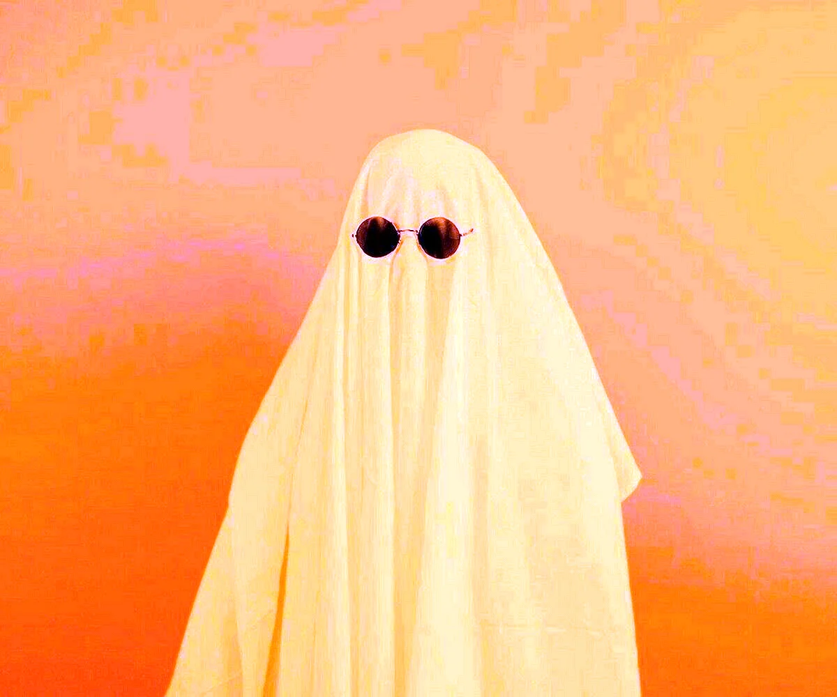 Ghost With Sunglasses Wallpaper