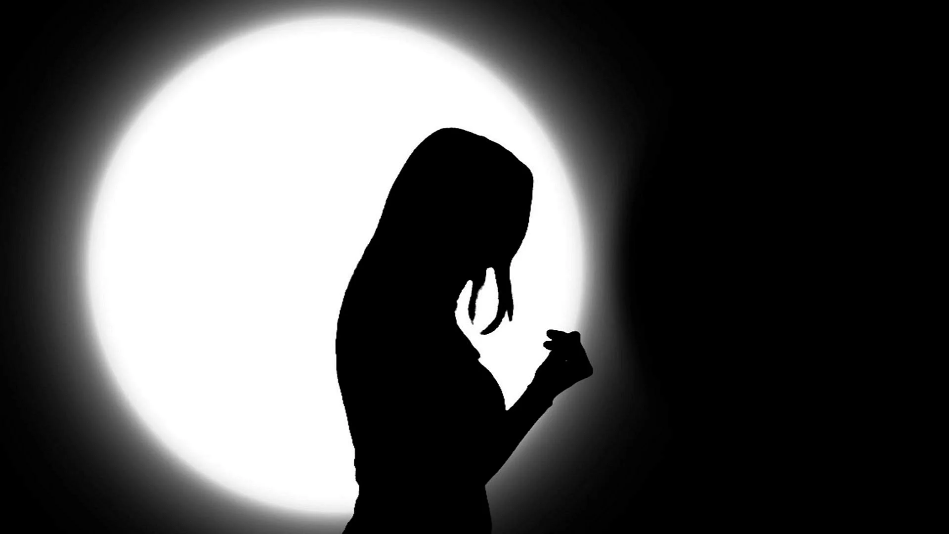 Girl Shadow Wallpaper