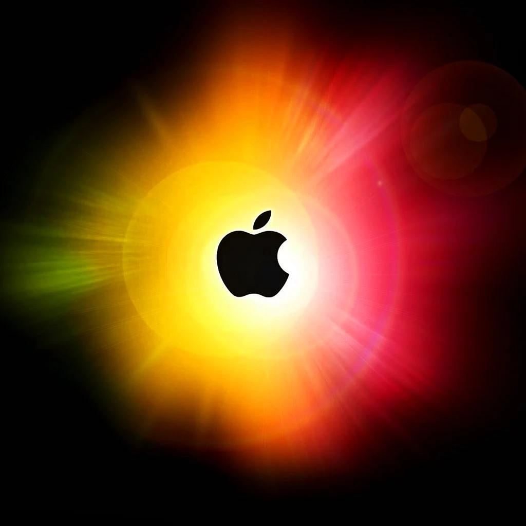Glowing Apple Wallpaper