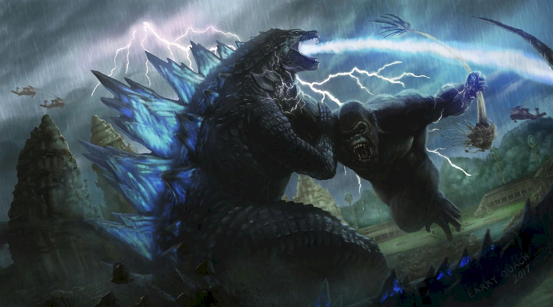 Godzilla Vs King 2020 Wallpaper