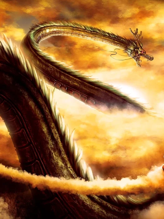 Goku Dragon Shenron Wallpaper