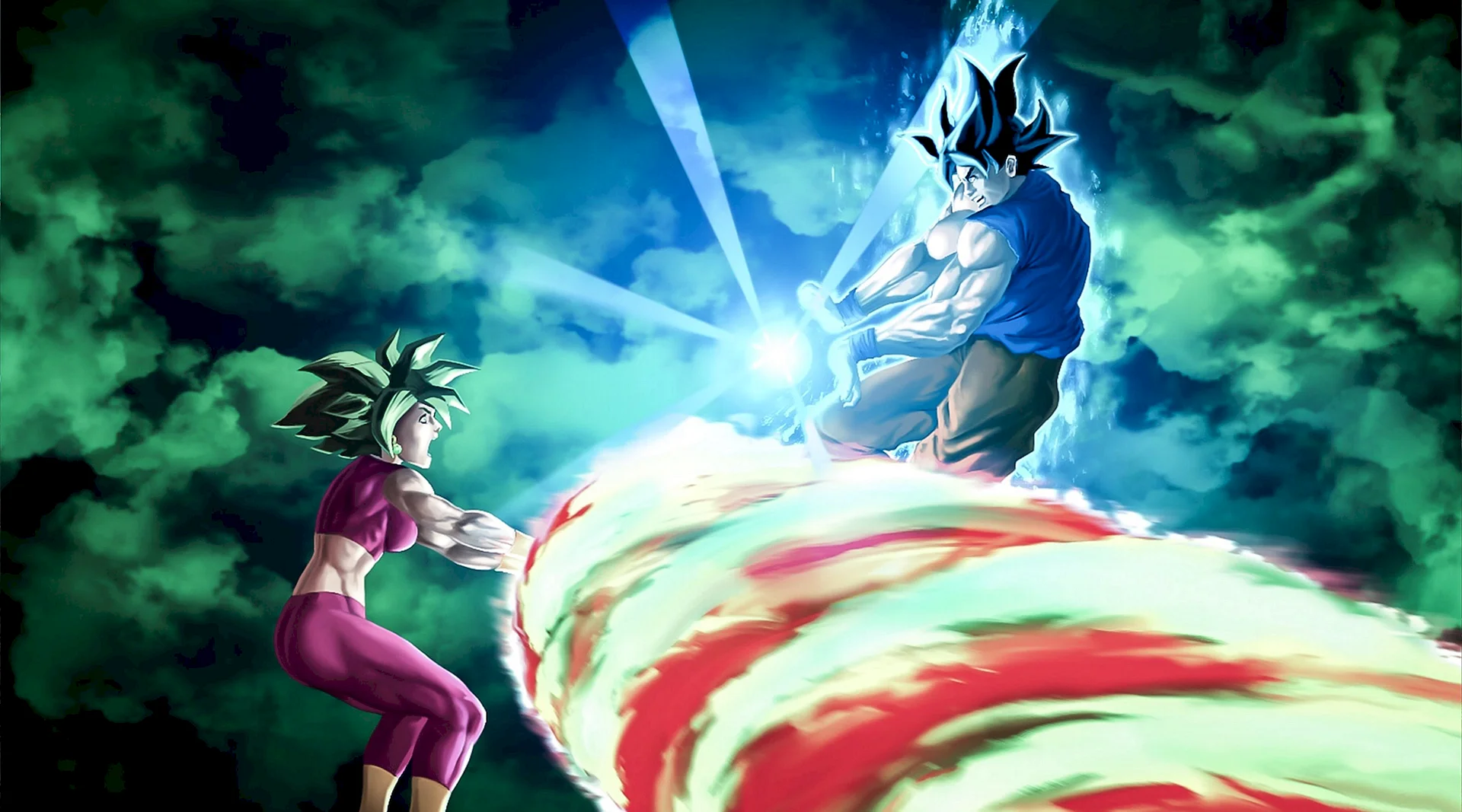 Goku Ui Vs Kefla Wallpaper