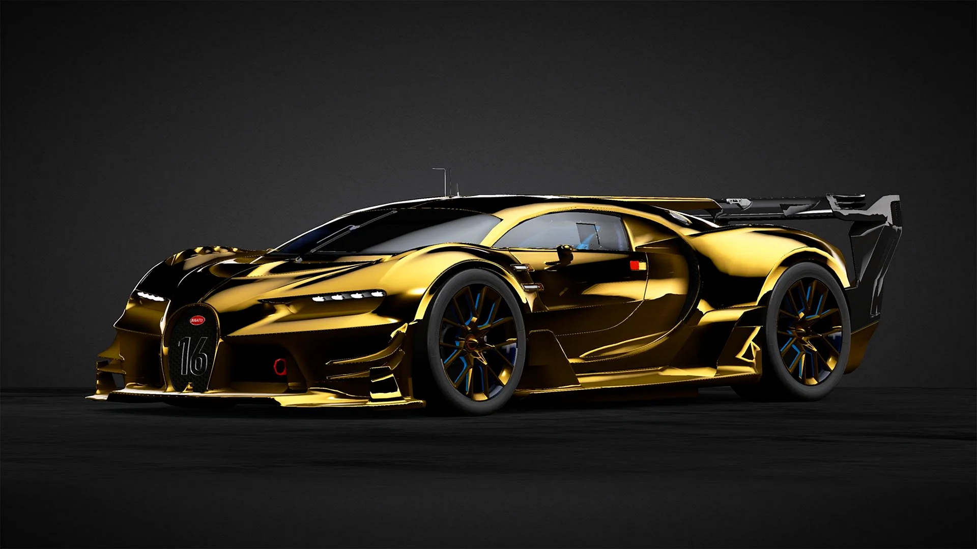 Gold Bugatti Wallpaper