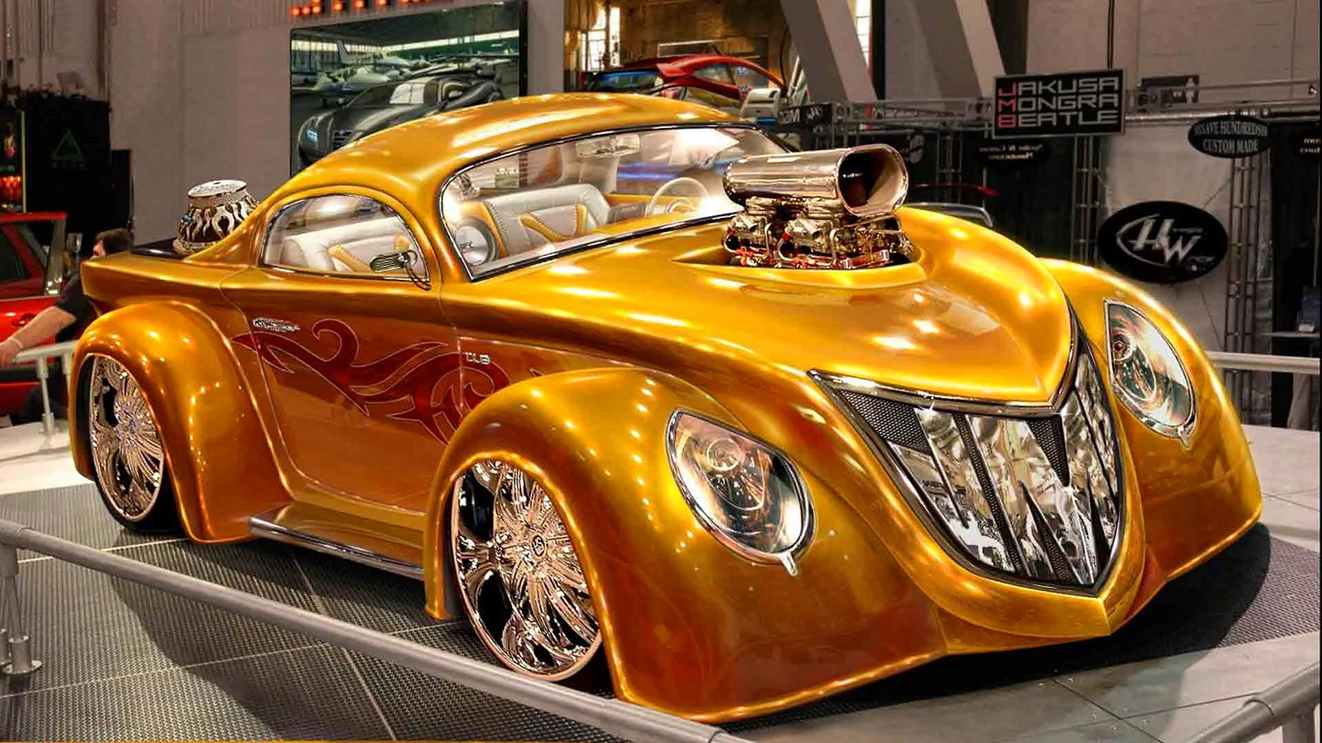 Gold Bugatti Wallpaper