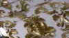 Gold Floral Damask Wallpaper