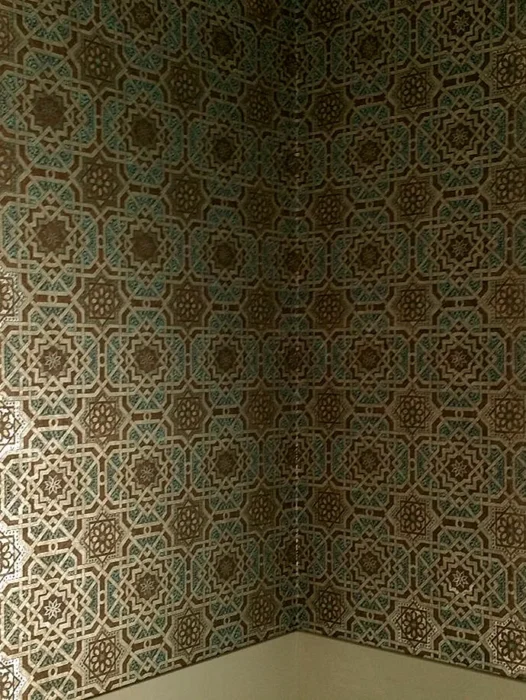 Gold Moroccan Wallpaper