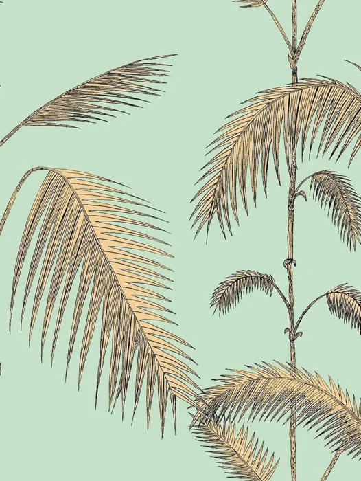 Gold Palm Leaf Wallpaper