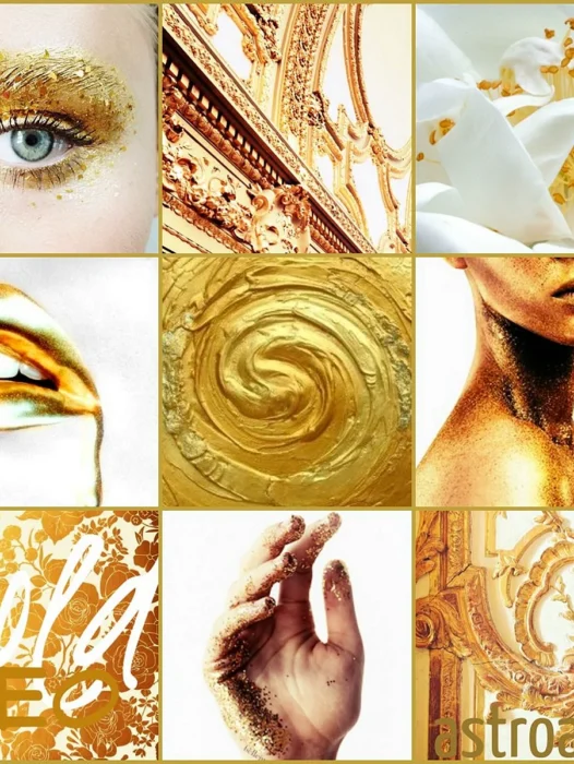 Gold Color Aesthetic Wallpaper