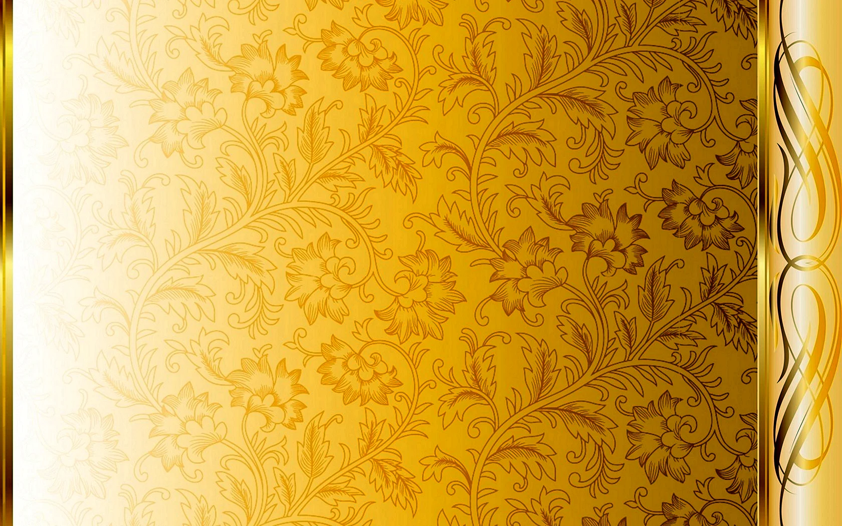 Golden Vector Background Wallpaper