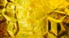 Golden Yellow Crystal Texture Wallpaper