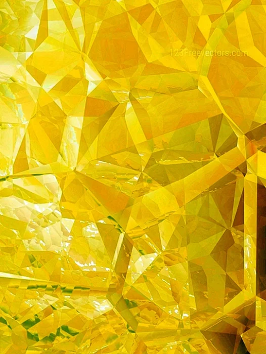 Golden Yellow Crystal Texture Wallpaper