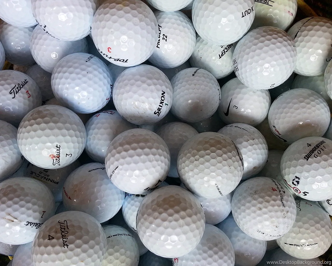 Golf Ball Texture Wallpaper