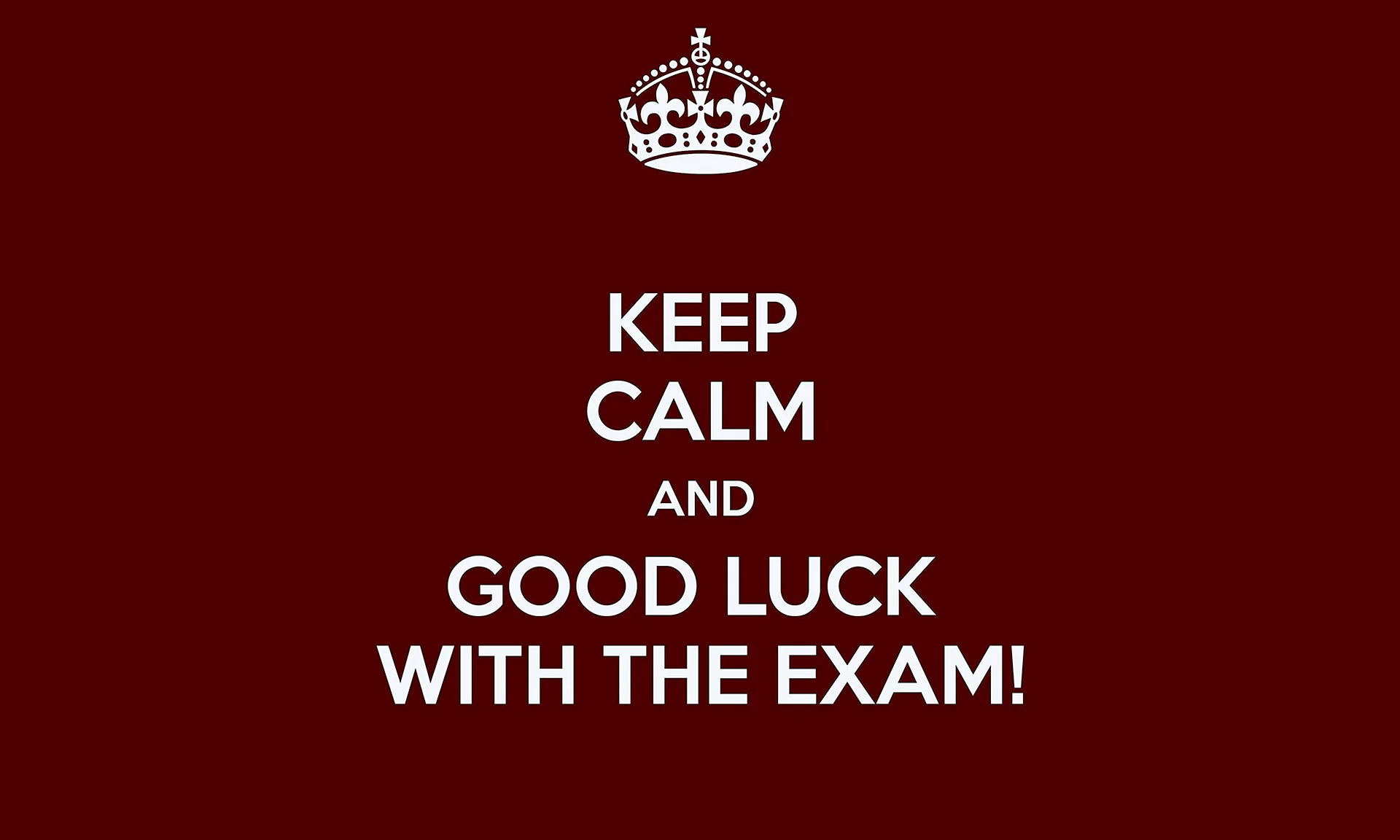 Good luck for Exams Wallpaper