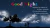 Good Night Message Wallpaper