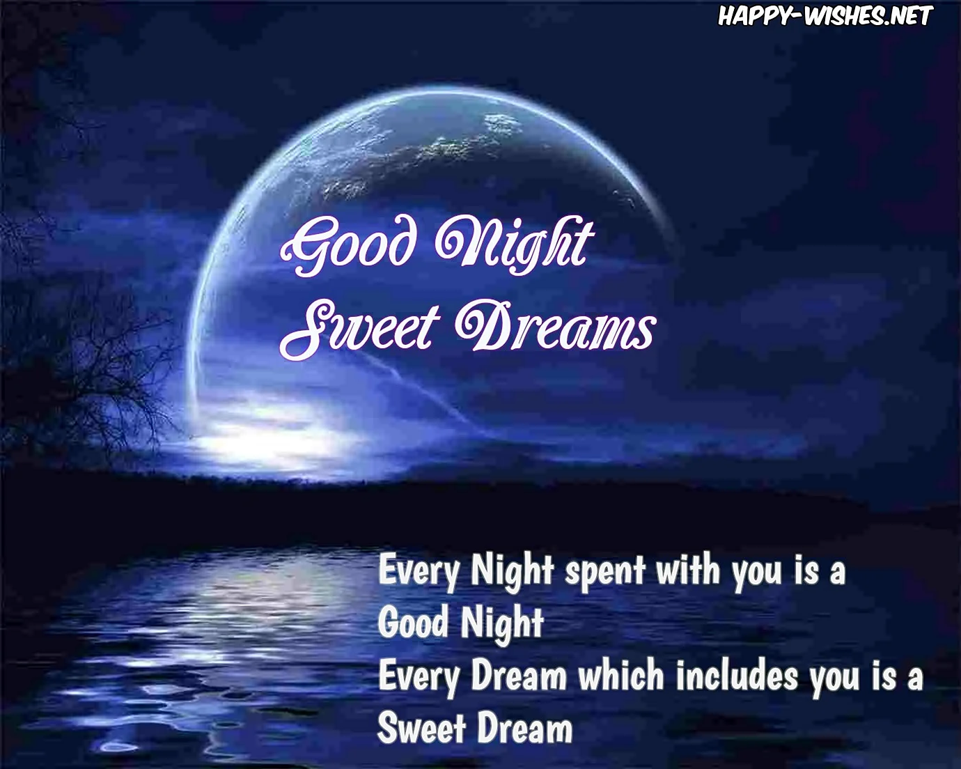 Good Night Sweet Dreams Wallpaper