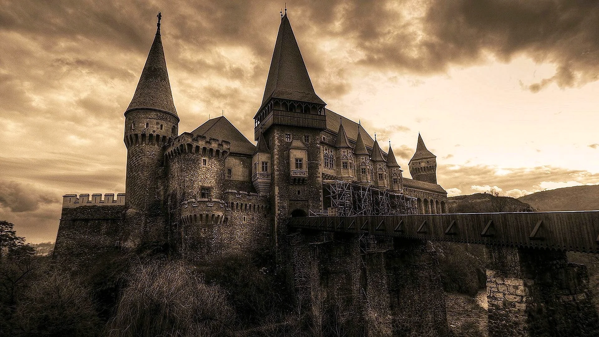 Gothic Castle Wallpaper