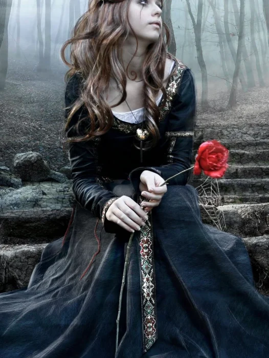 Gothic Girls Fantasy Wallpaper For iPhone