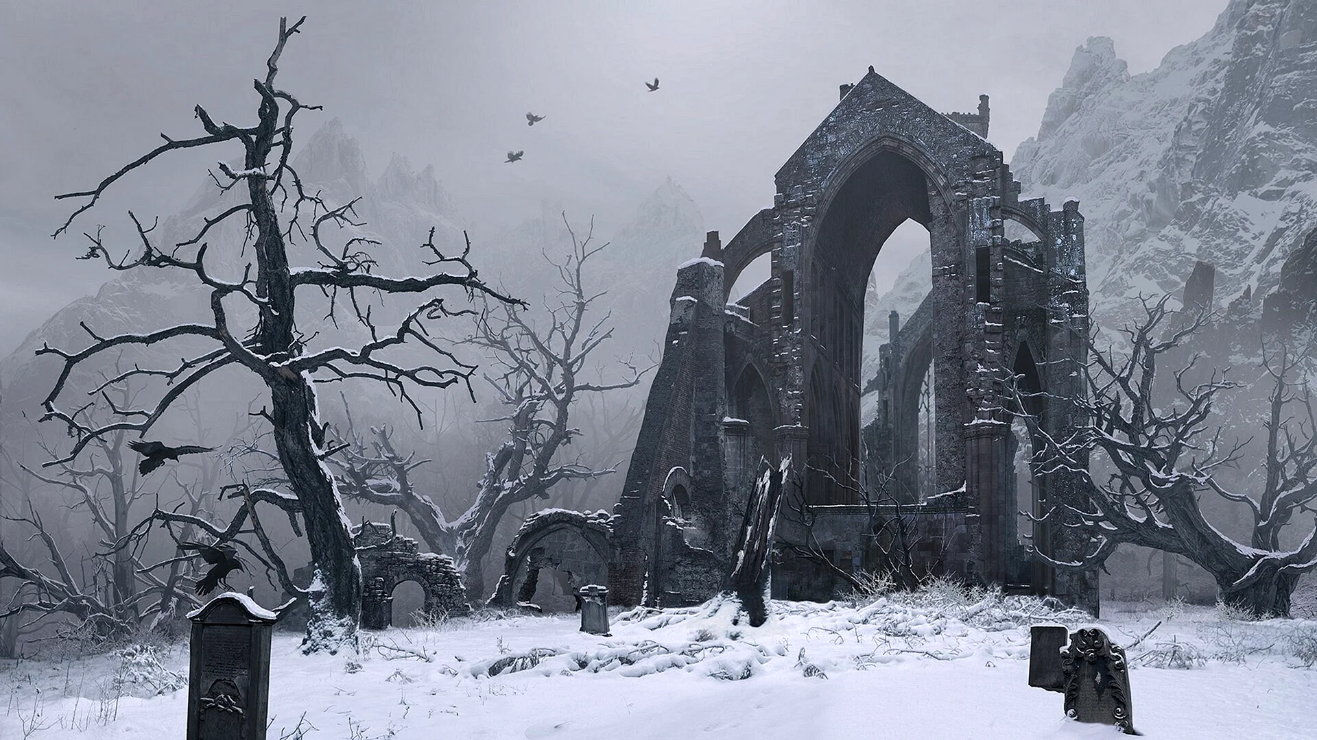 Gothic Winter Wallpaper