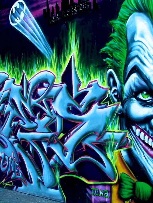 Graffiti Joker Wallpaper