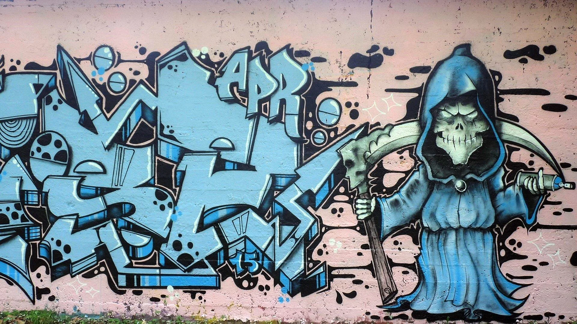 Graffiti Pattern Wallpaper