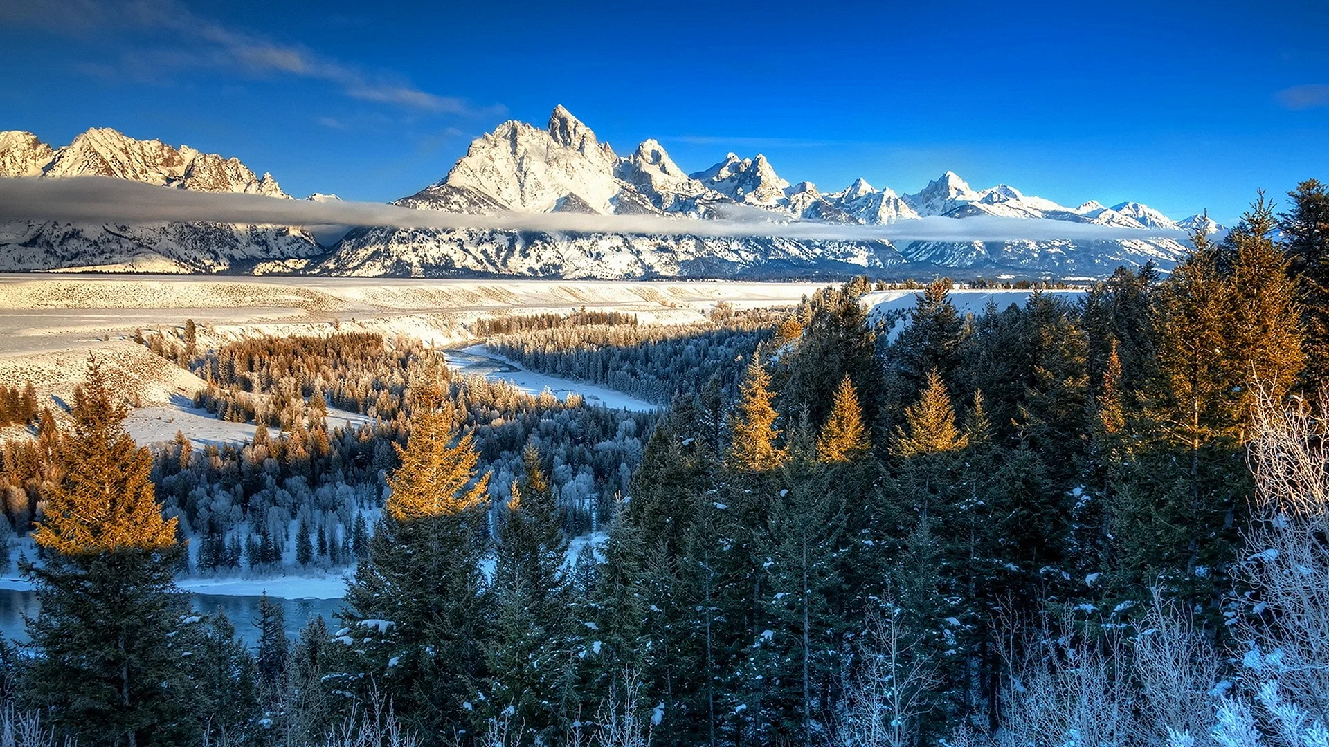 Grand Teton Mountains Wallpaper