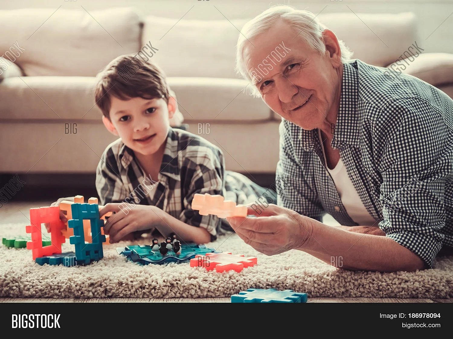 Grandpa Playing Grandson Wallpaper