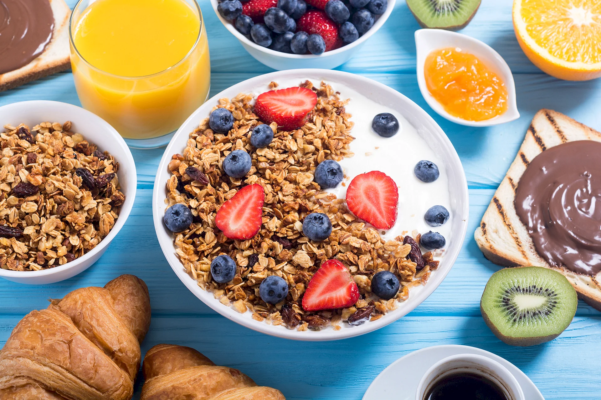 Granola Breakfast Wallpaper