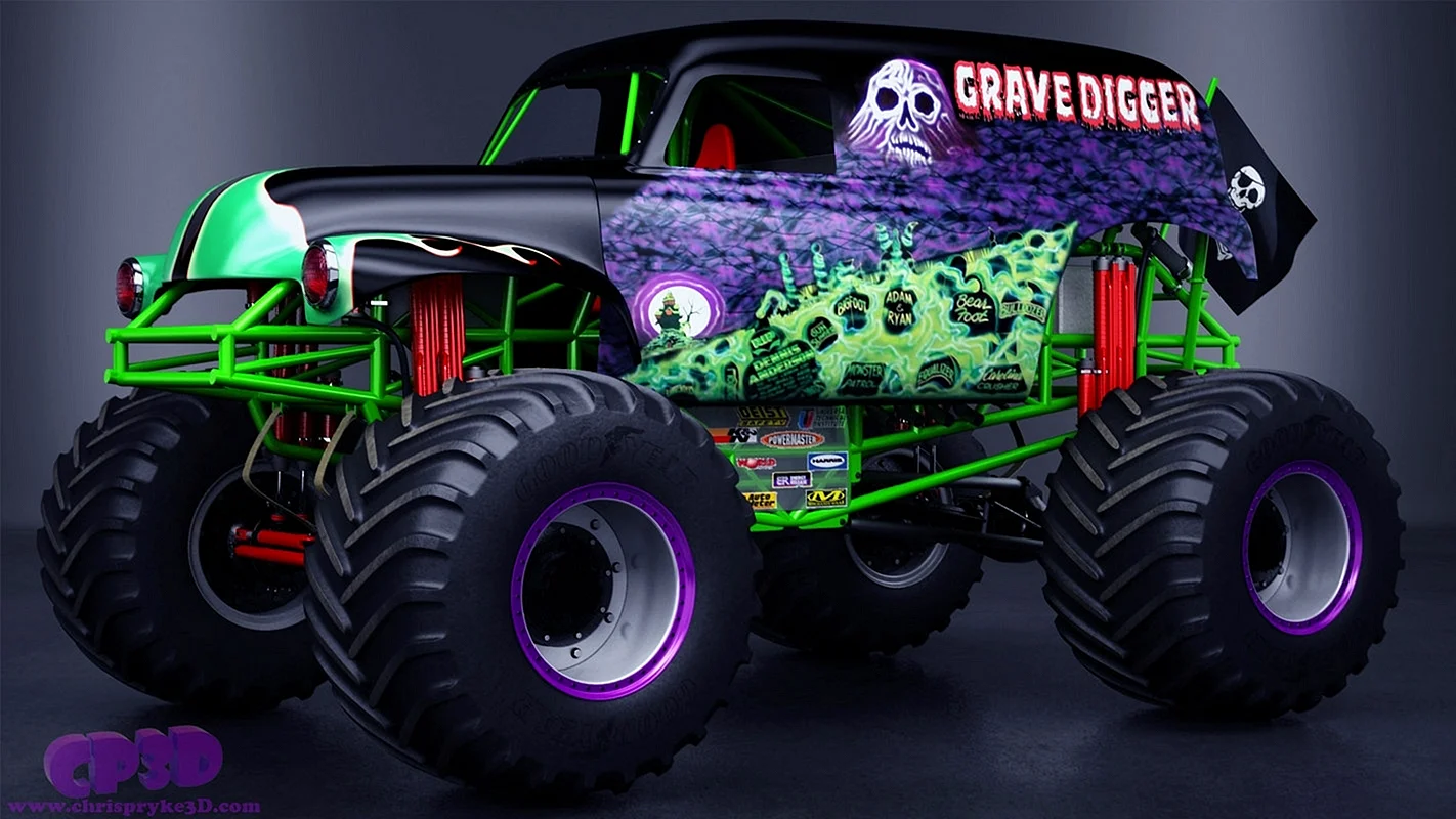 Grave Digger Truck Wallpaper