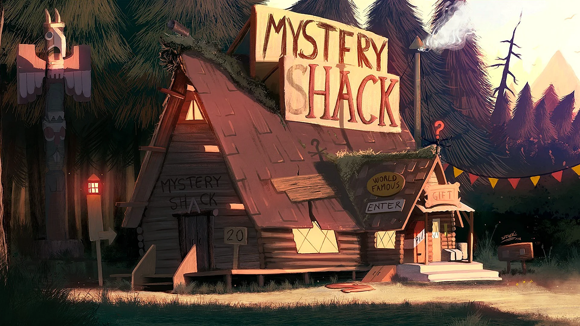 Gravity Falls Mystery Wallpaper