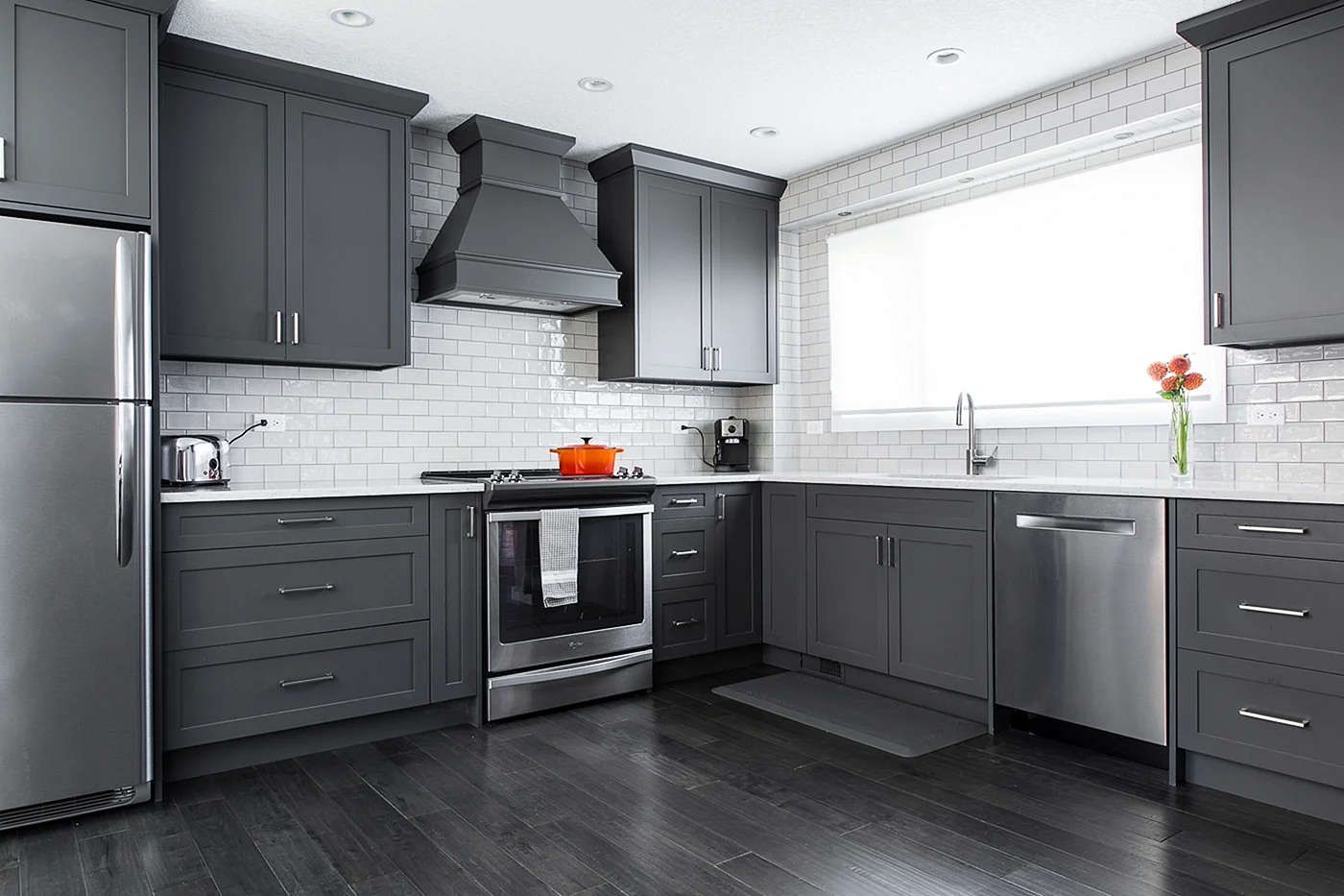 Gray Kitchen Wallpaper