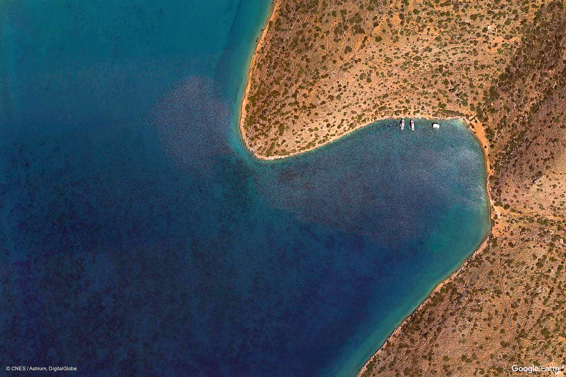 Greece Google Maps Wallpaper