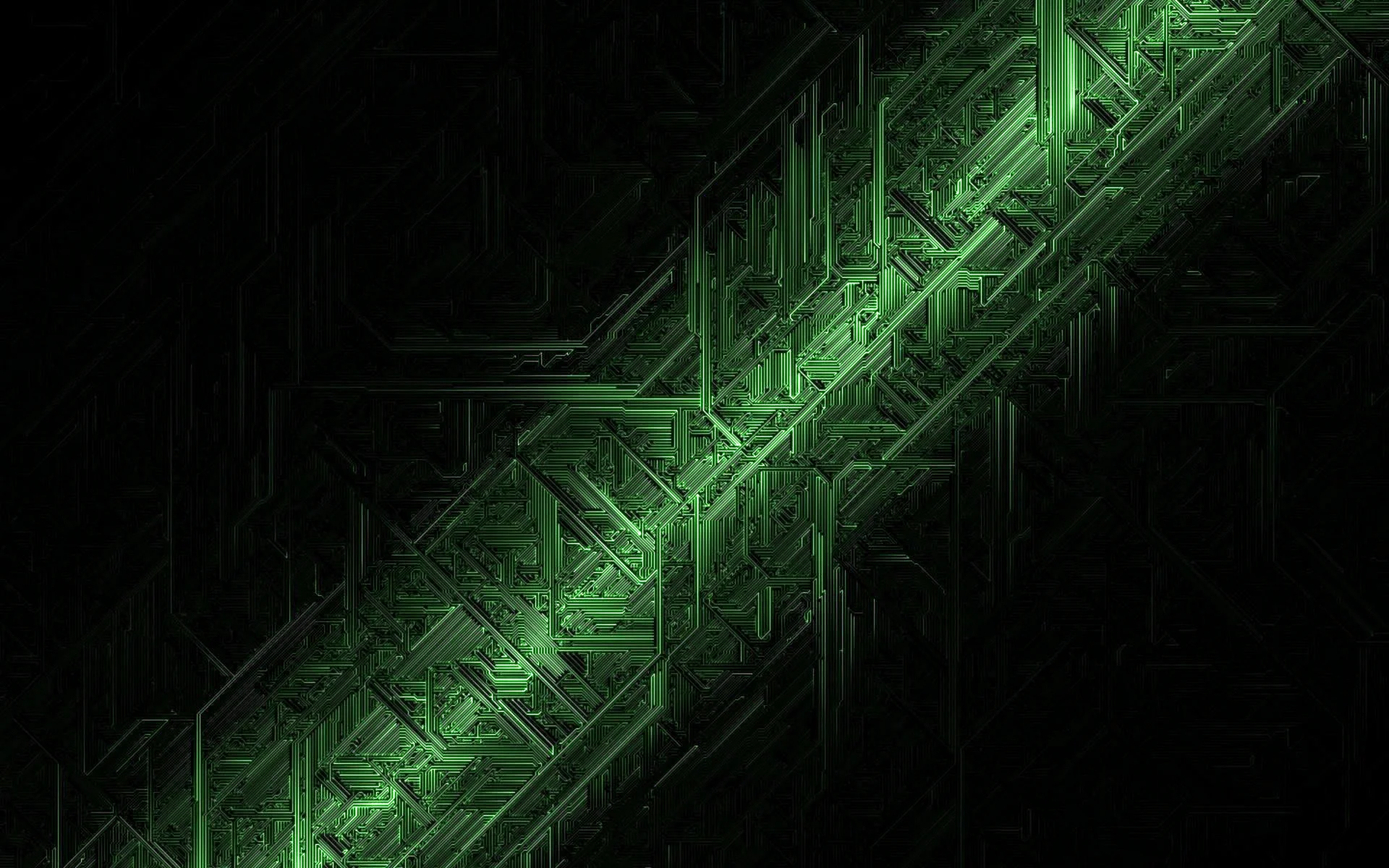 Green Black Wallpaper