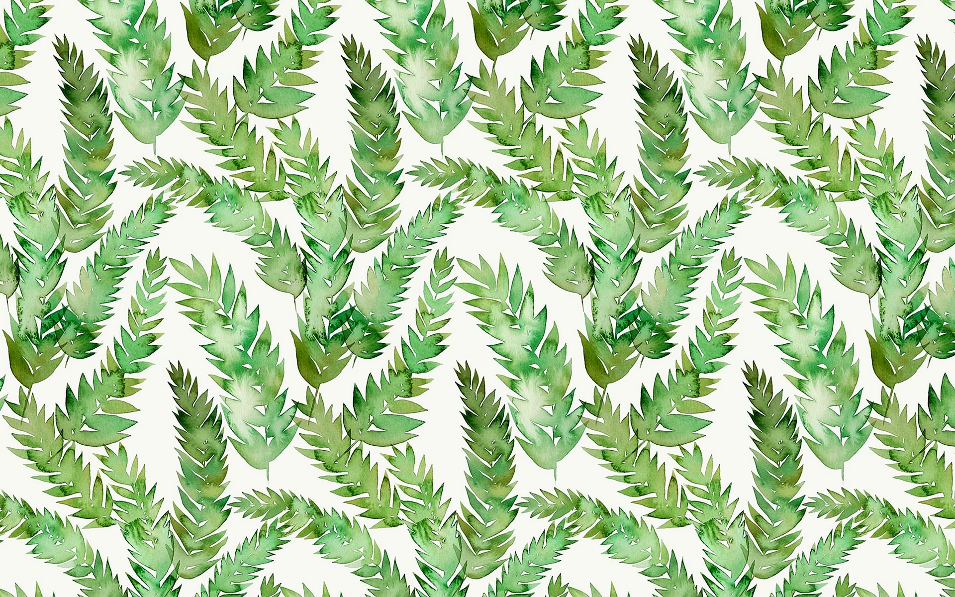 Green Botanical Wallpaper