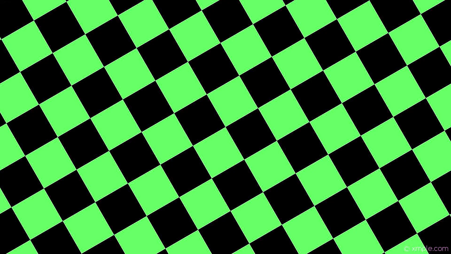 Green Checkerboard Wallpaper