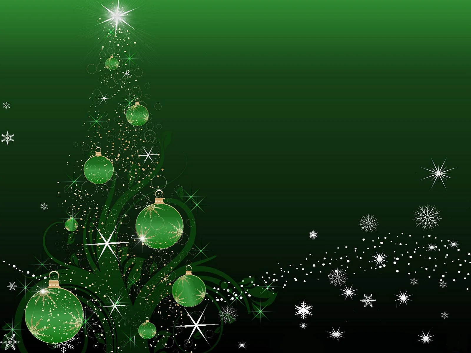 Green Christmas Wallpaper