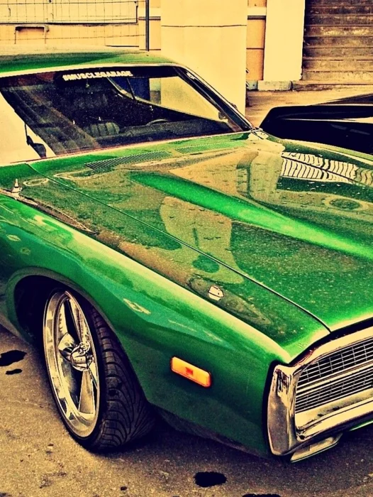 Green Classic Car Wallpaper