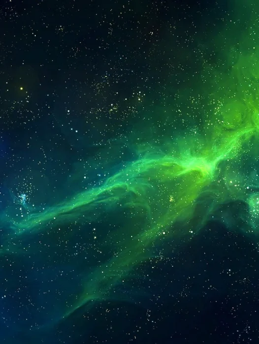Green Galaxy Wallpaper