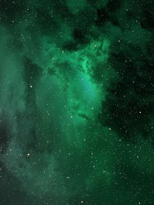 Green Galaxy Wallpaper For iPhone