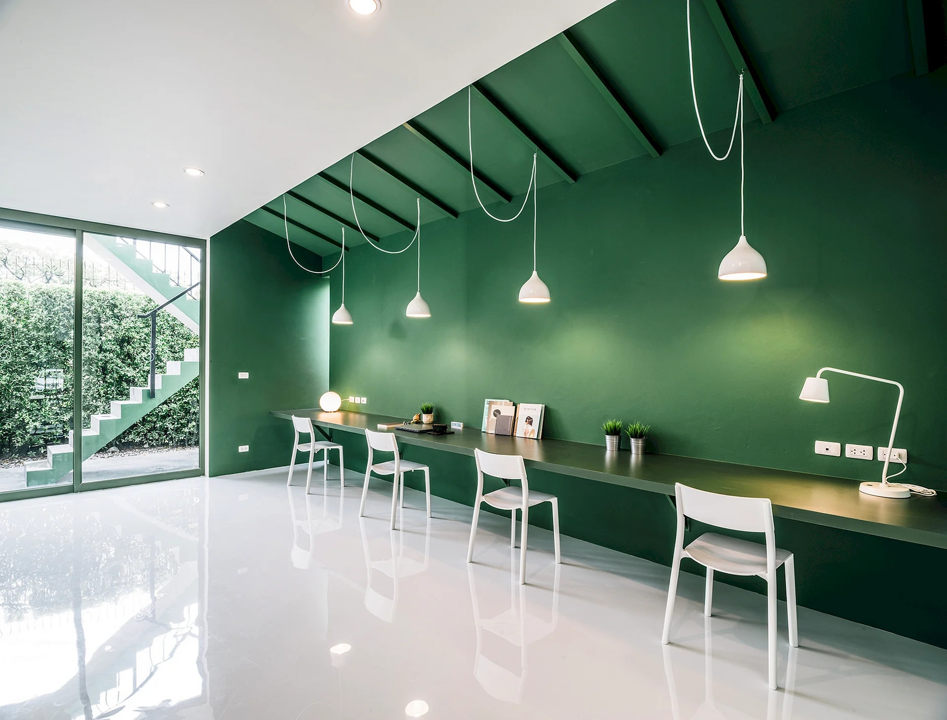 Green Interior Design Wallpaper