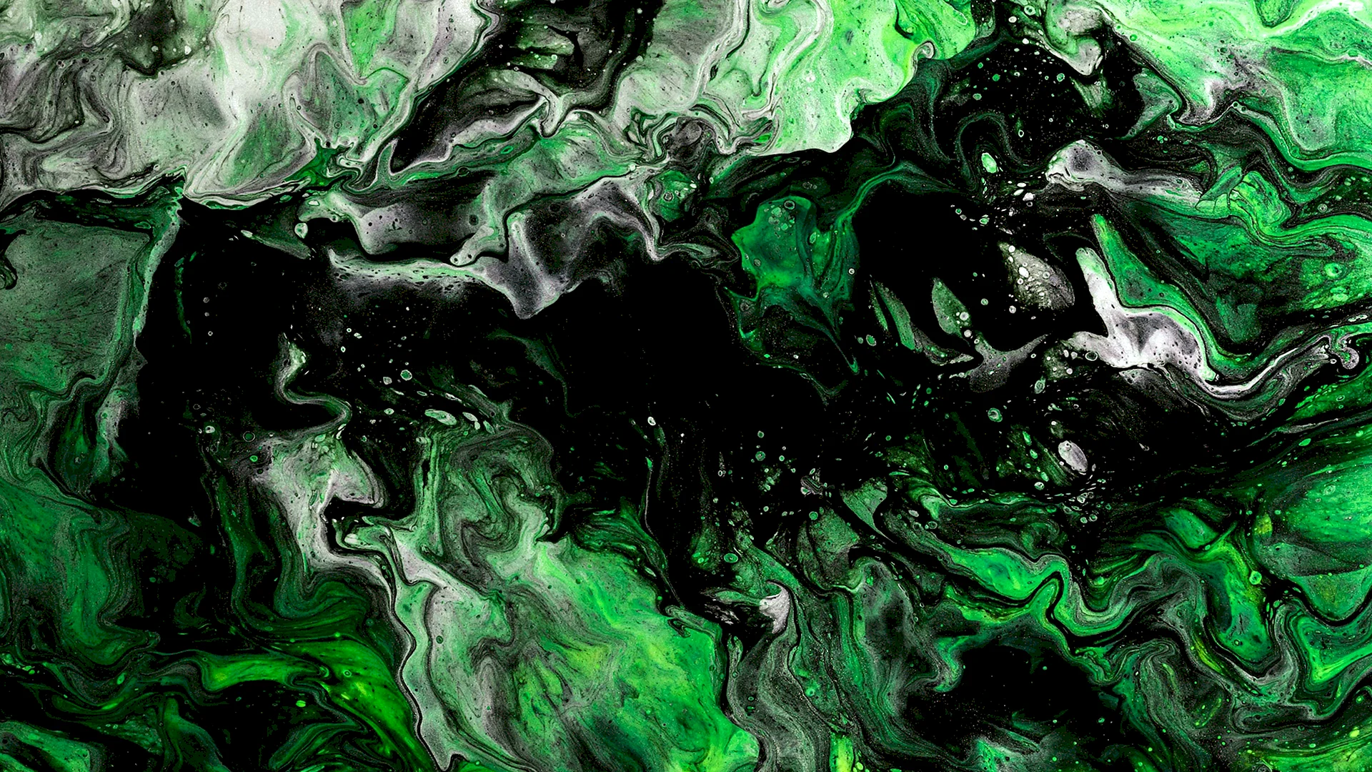 Green Liquid Wallpaper