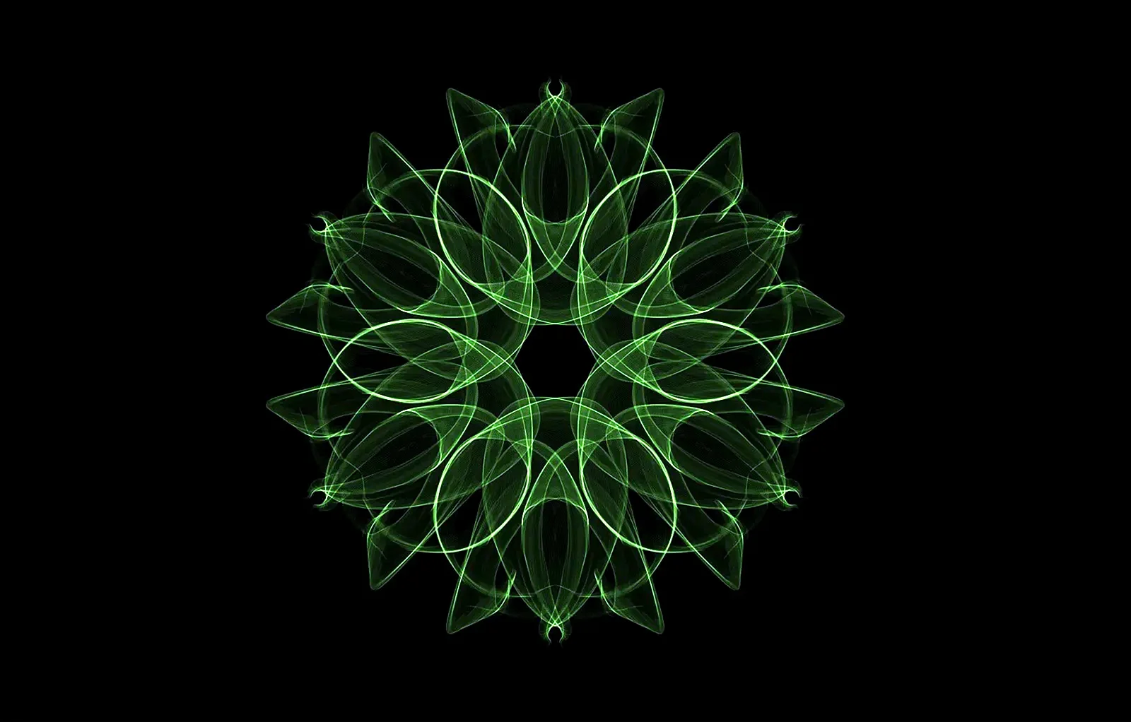 Green Mandala Wallpaper