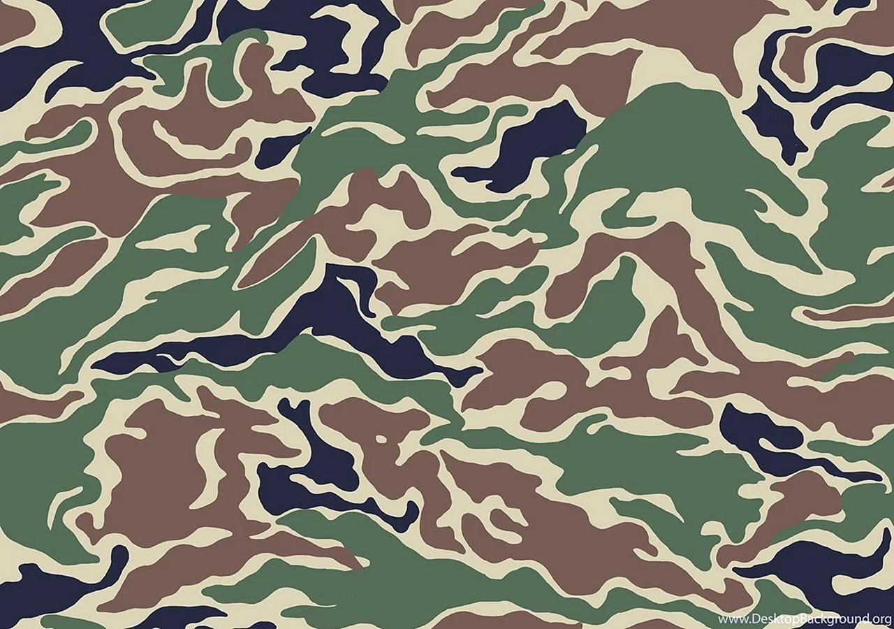 Green Military Camo Wallpaper