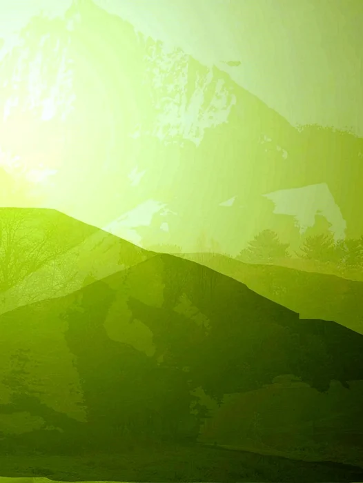 Green Mountains Vector White Backgrounds Wallpaper