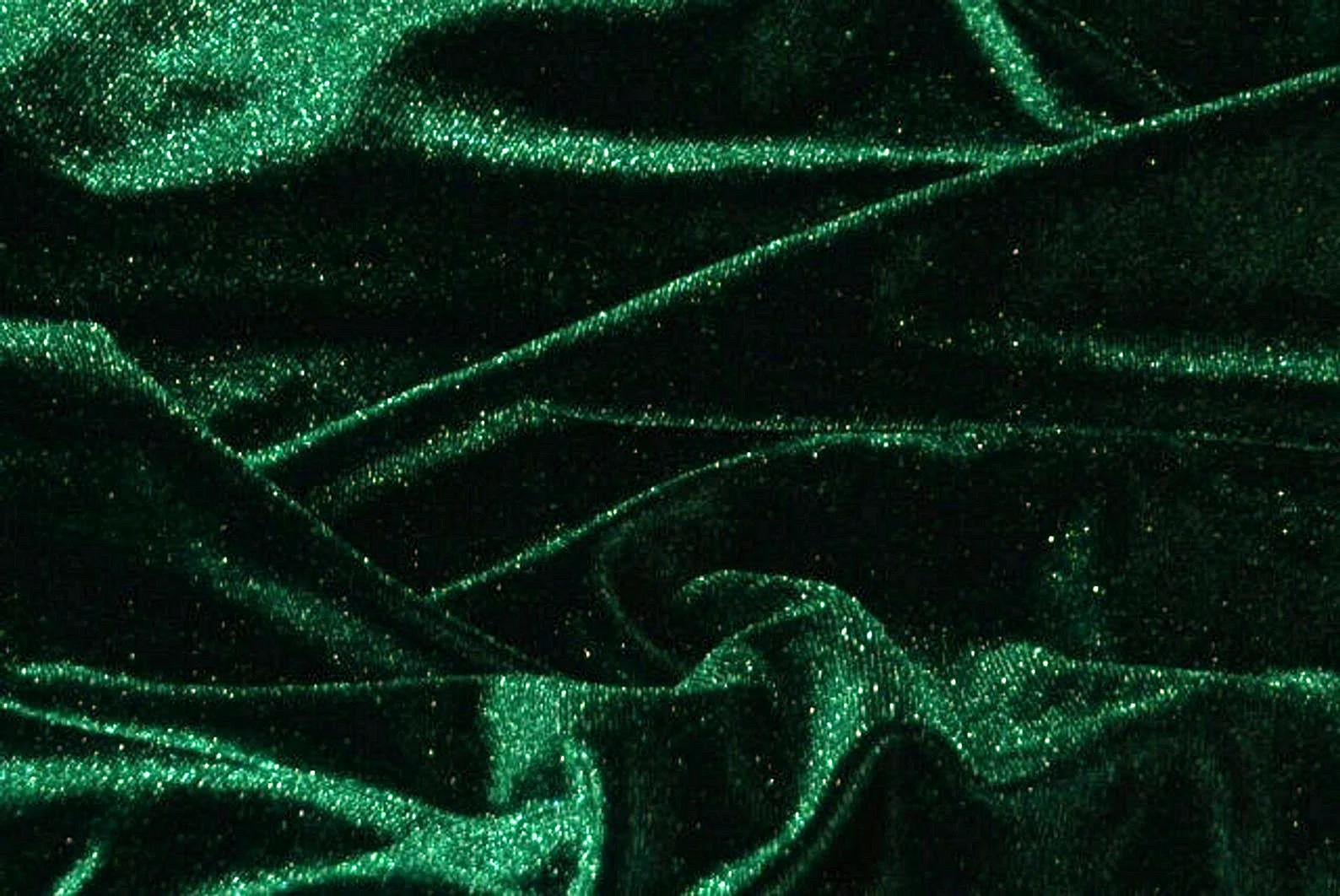 Green Velvet Fabric Wallpaper