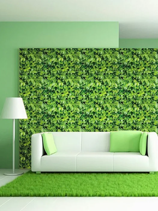 Green Wall 3D Wallpaper