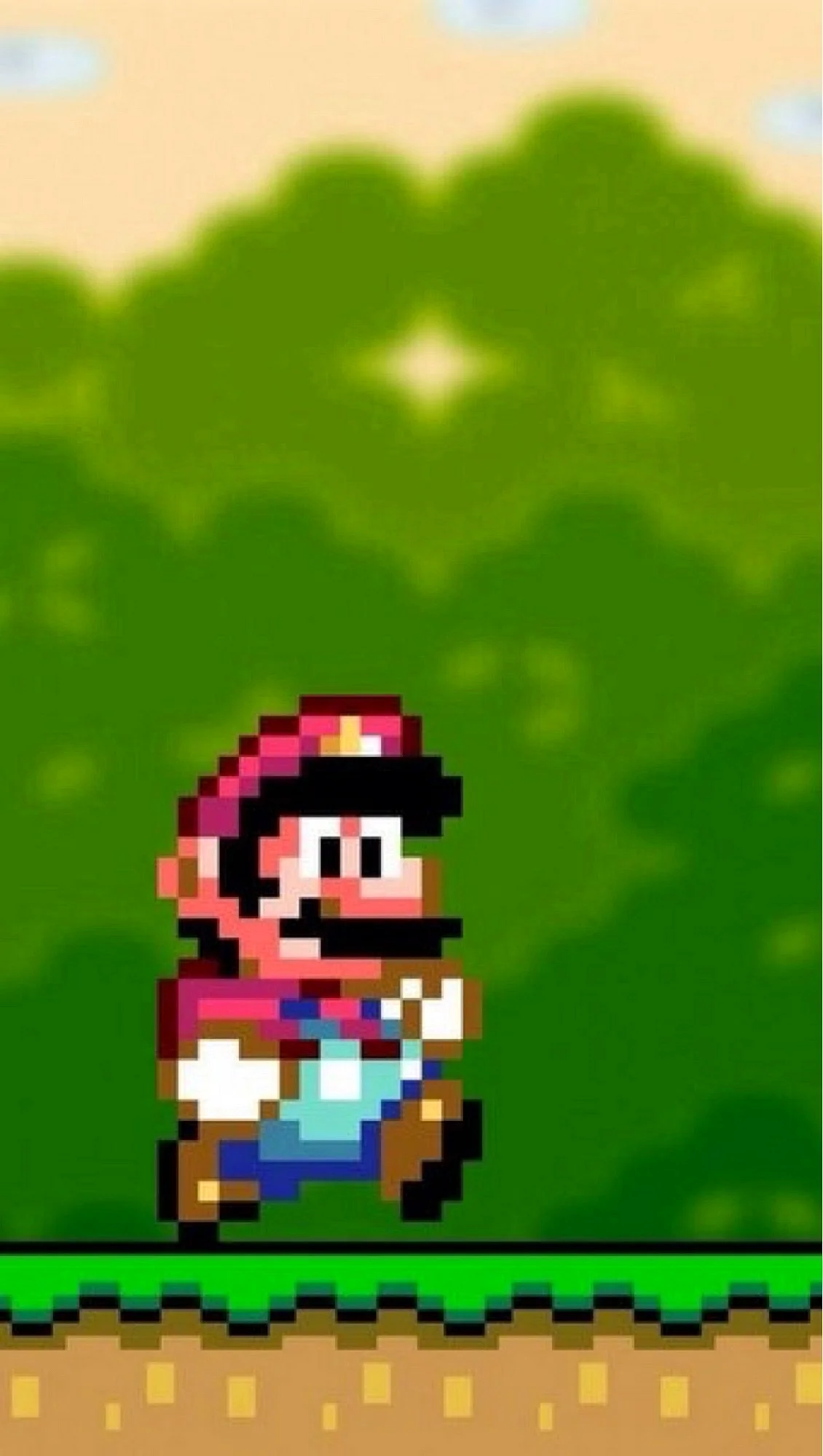 Green Mario Wallpaper For iPhone