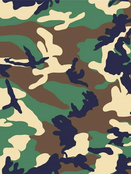 Green Digital Camouflage Wallpaper